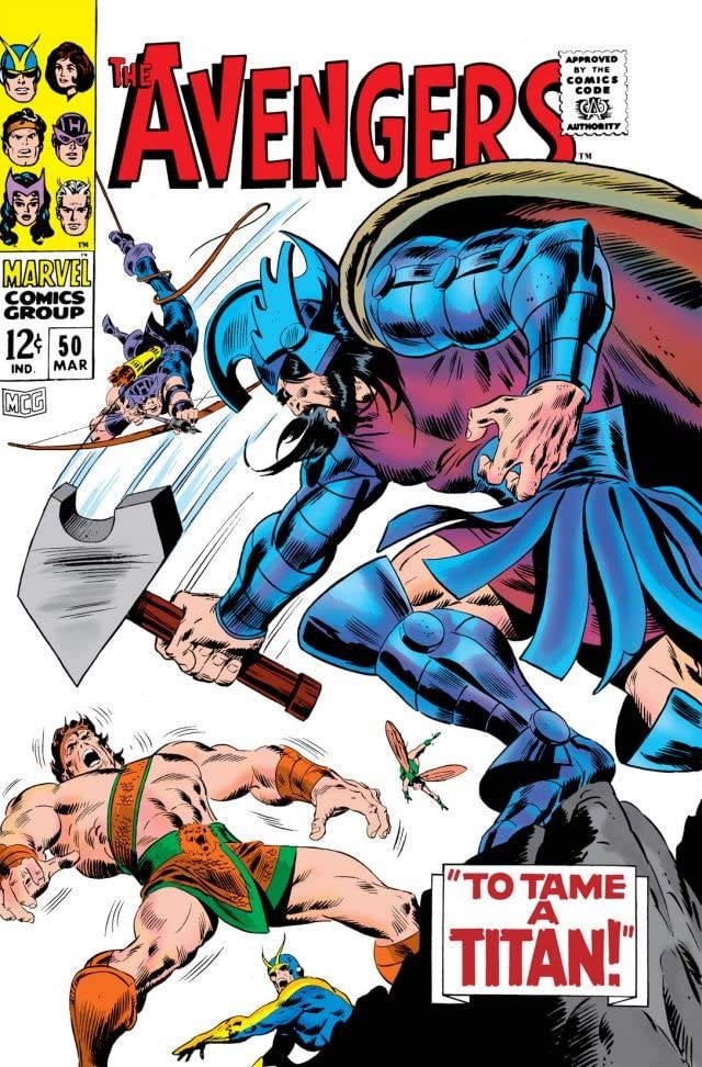 The Avengers #50 cover