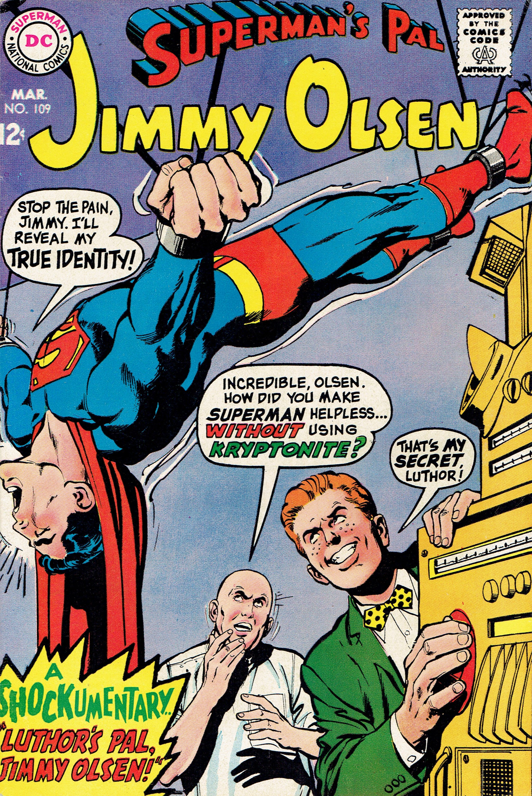 Superman's Pal, Jimmy Olsen #109 cover
