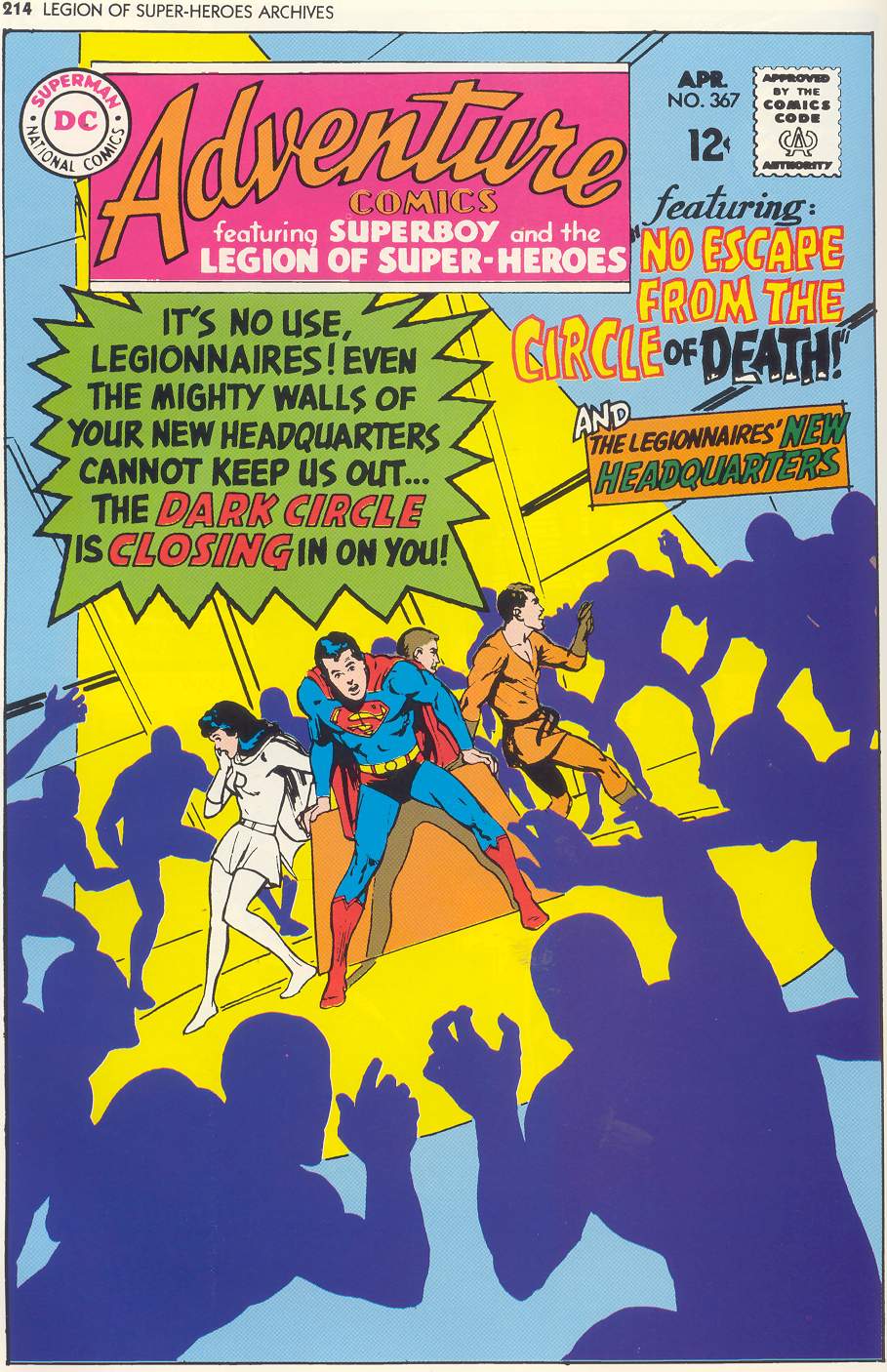 Adventure Comics #367 cover