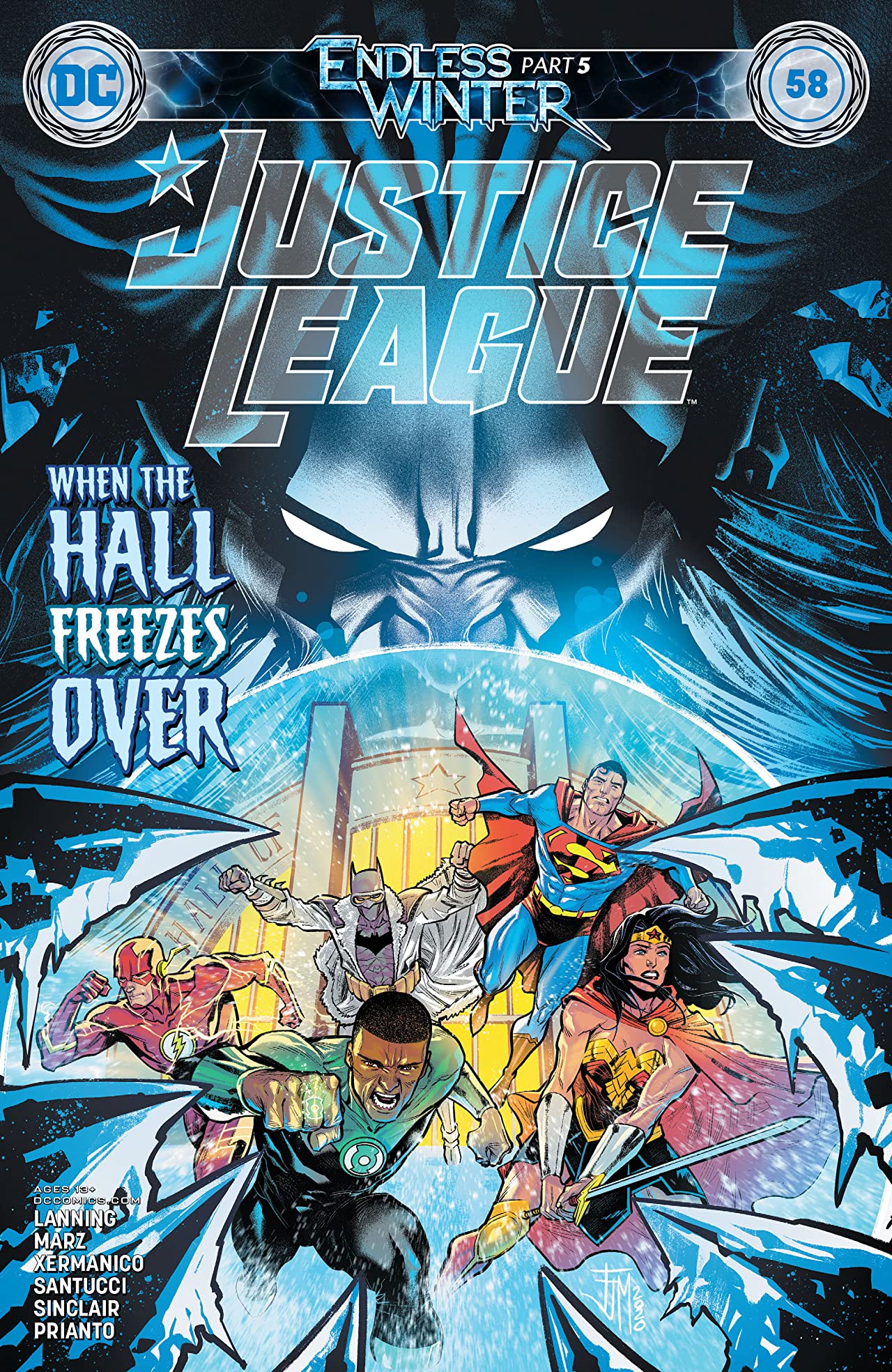 Justice League #58 cover