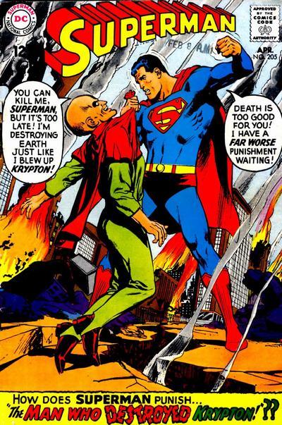 Superman #205 cover