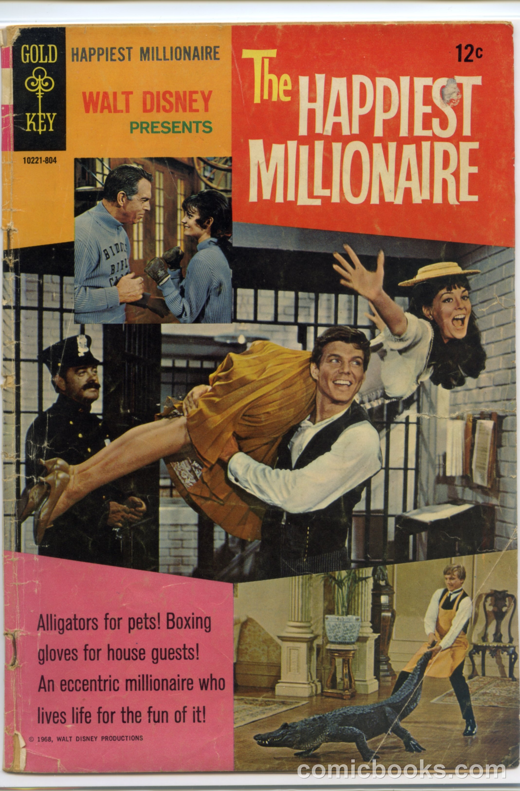 Walt Disney Presents the Happiest Millionaire #[nn] cover