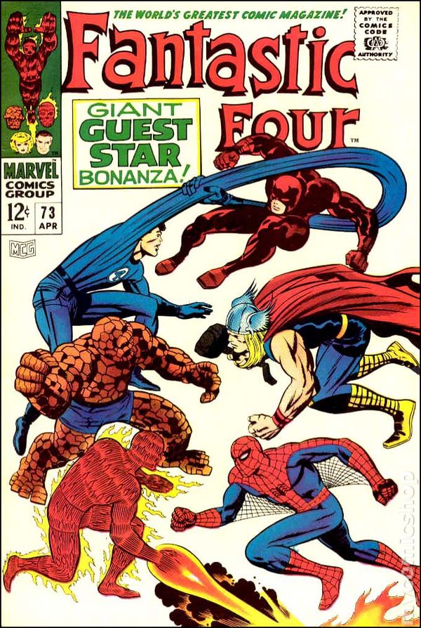 Fantastic Four #73 cover
