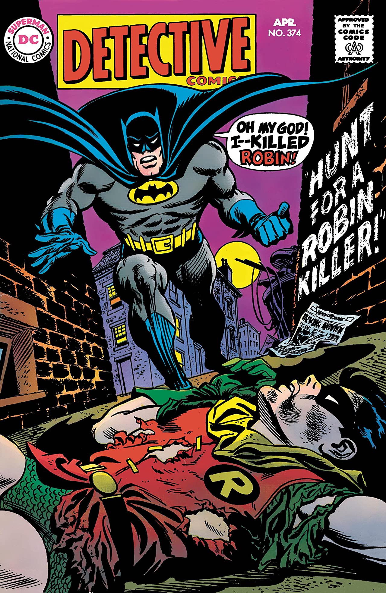 Detective Comics #374 cover