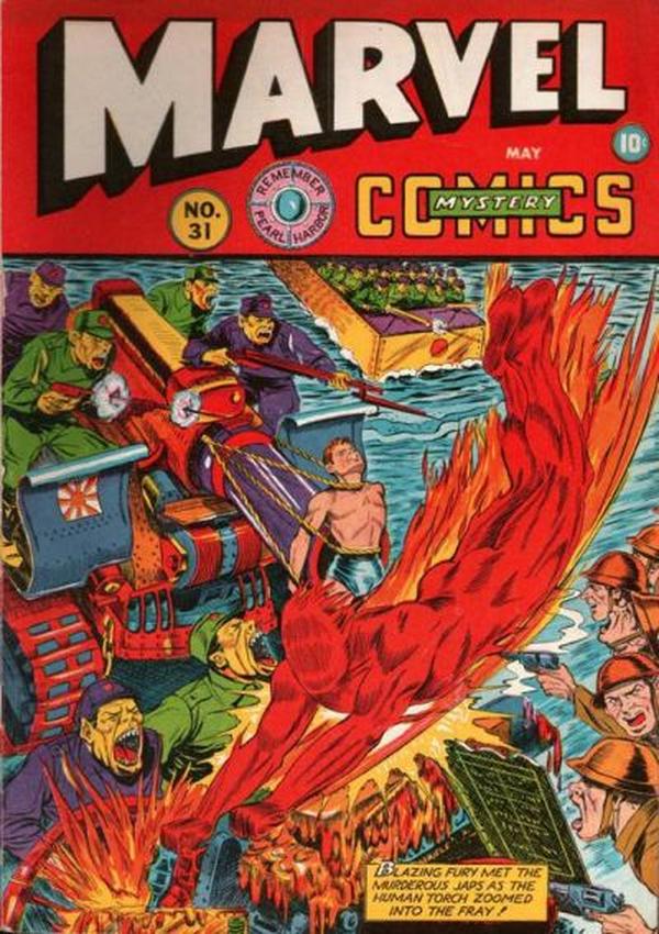 Marvel Mystery Comics #31 cover