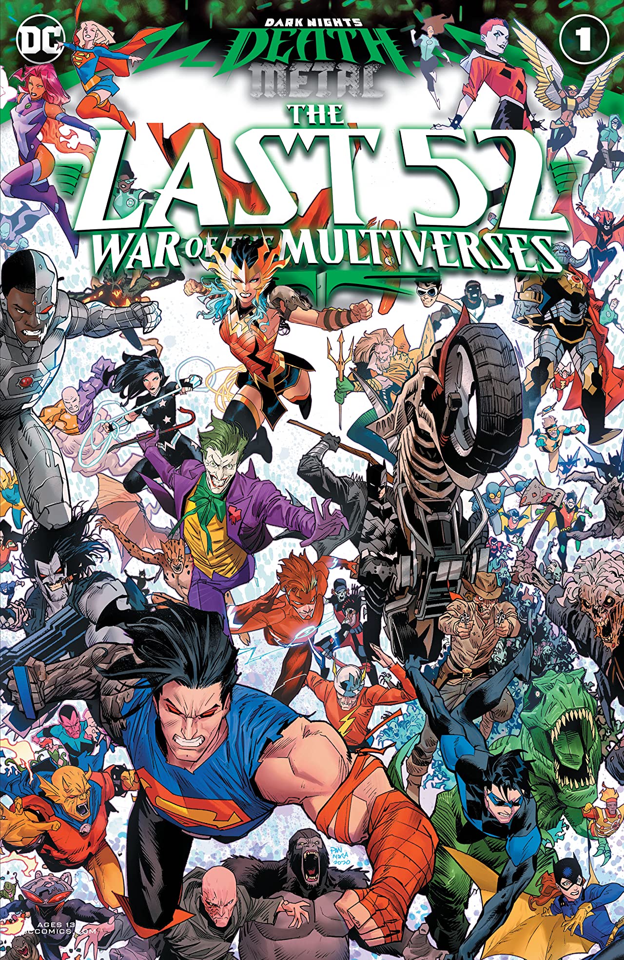 Dark Nights: Death Metal The Last 52: War of the Multiverses #1 cover