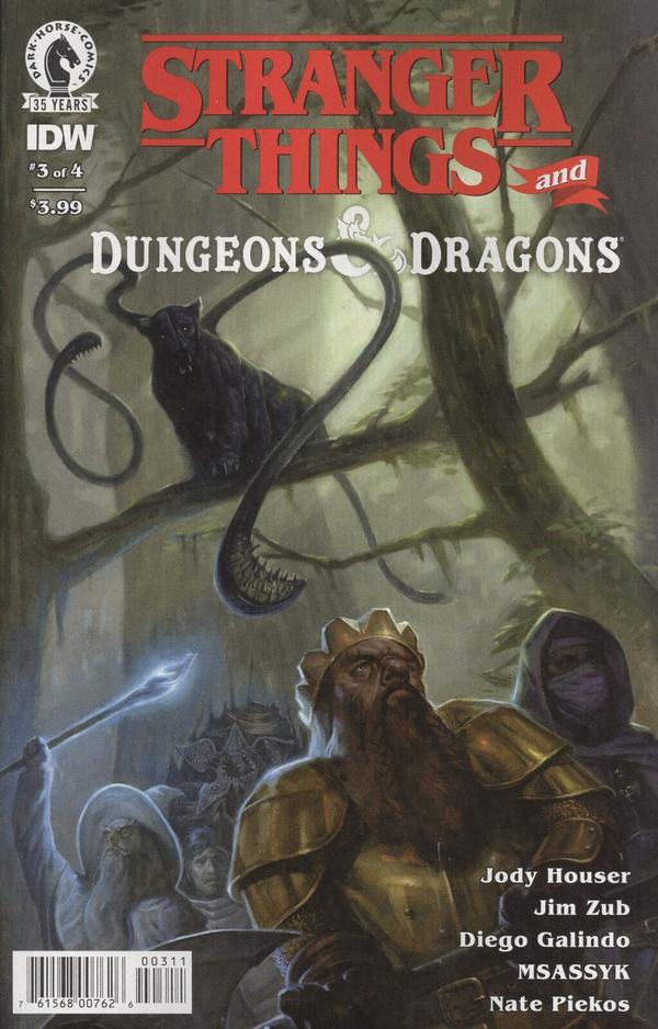 Stranger Things / D&D Crossover #3 cover