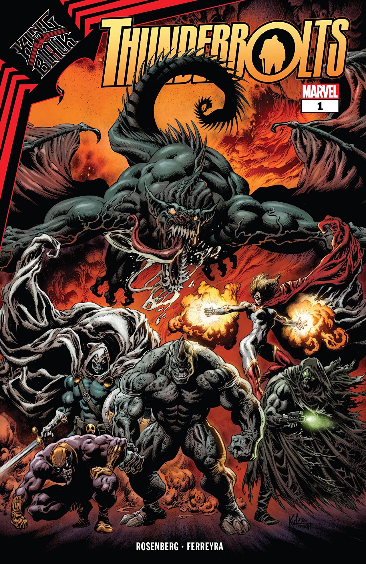 King in Black: Thunderbolts #1 cover