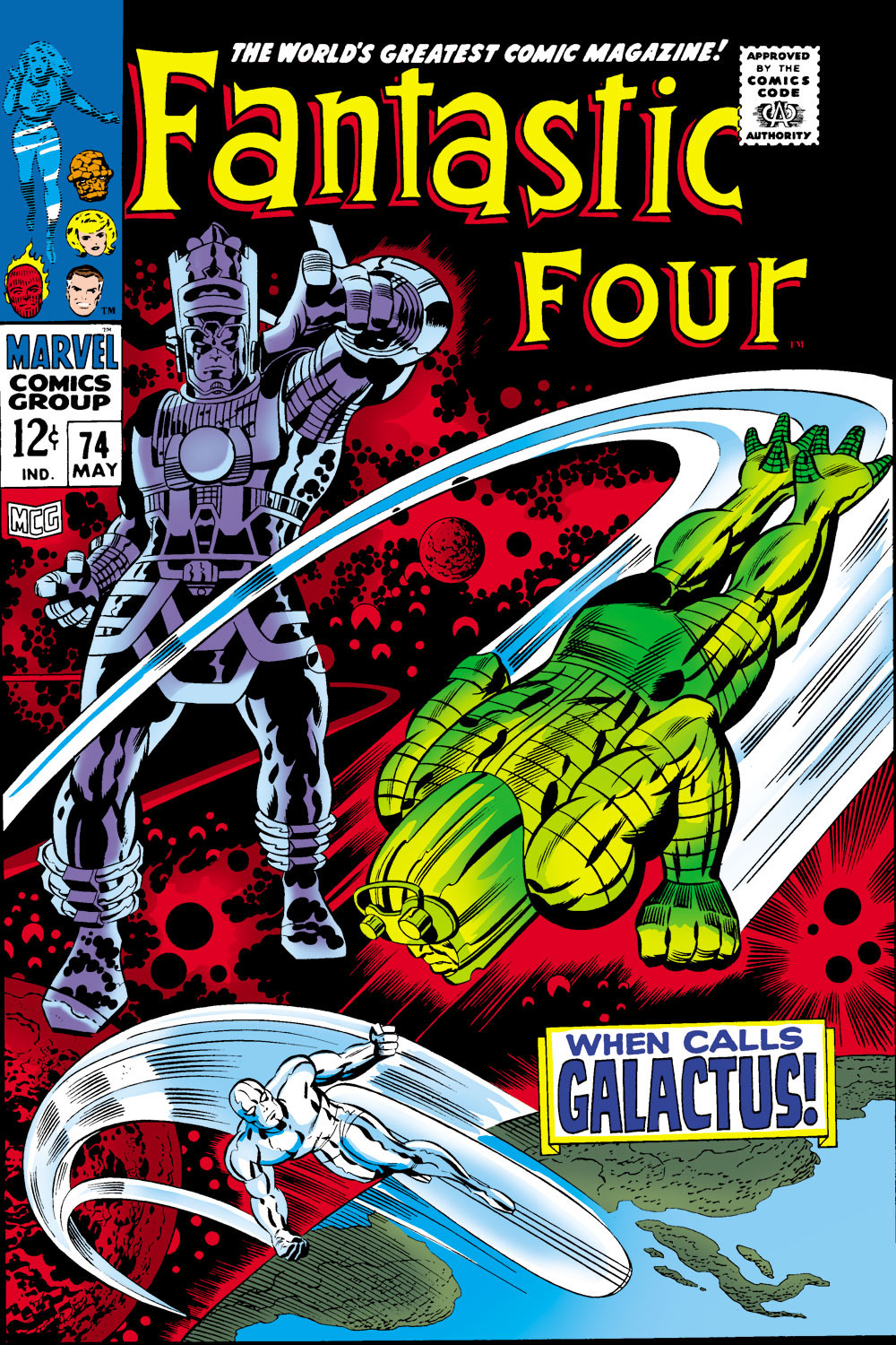 Fantastic Four #74 cover