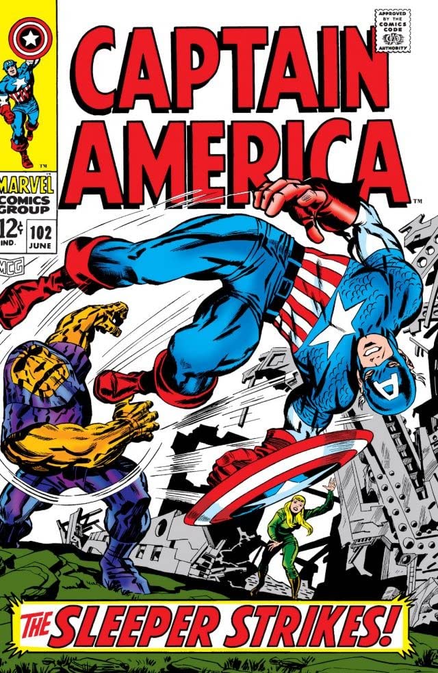 Captain America #102 cover
