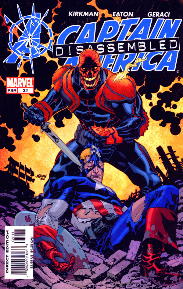Captain America #32 cover