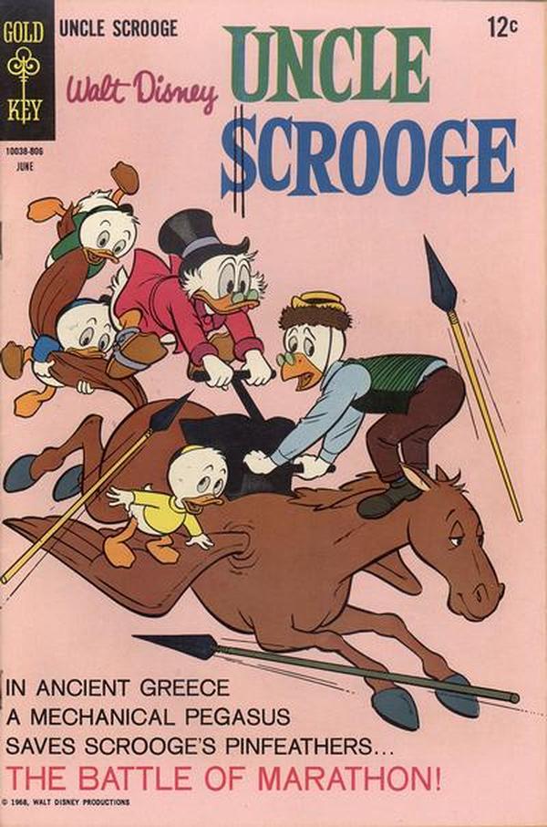 Walt Disney Uncle Scrooge #75 cover