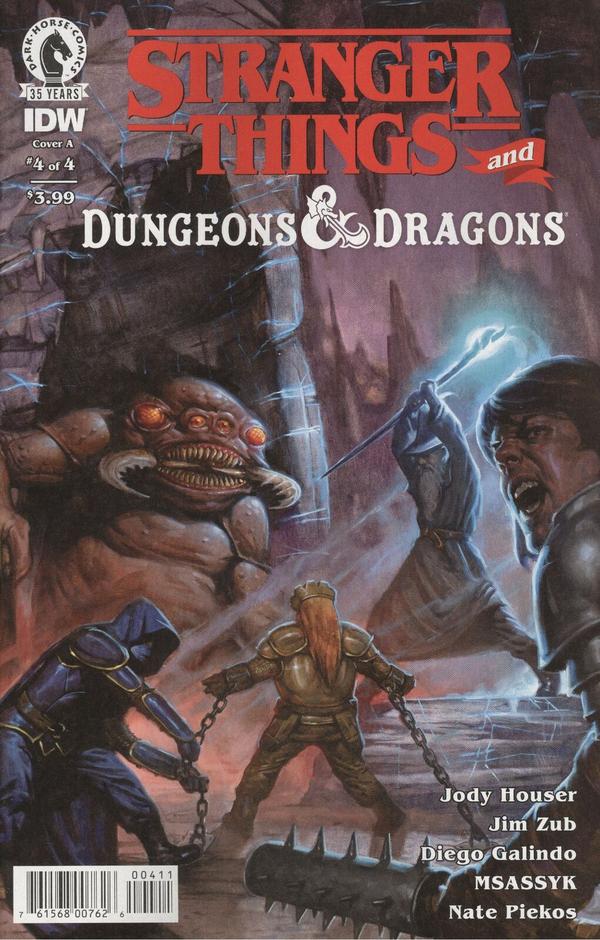 Stranger Things / D&D Crossover #4 cover