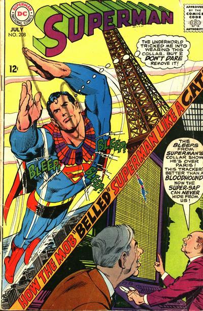 Superman #208 cover