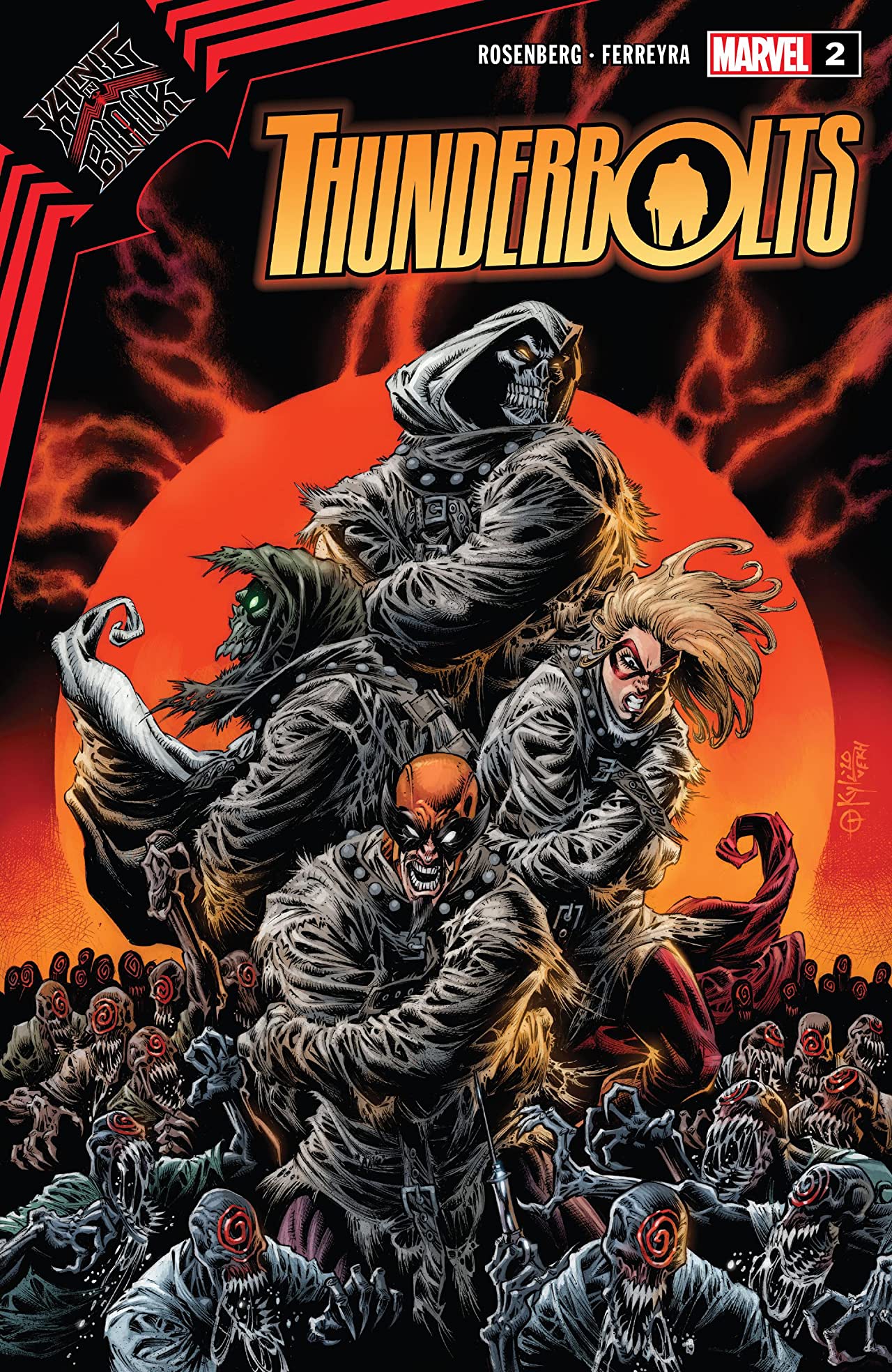 King in Black: Thunderbolts #2 cover