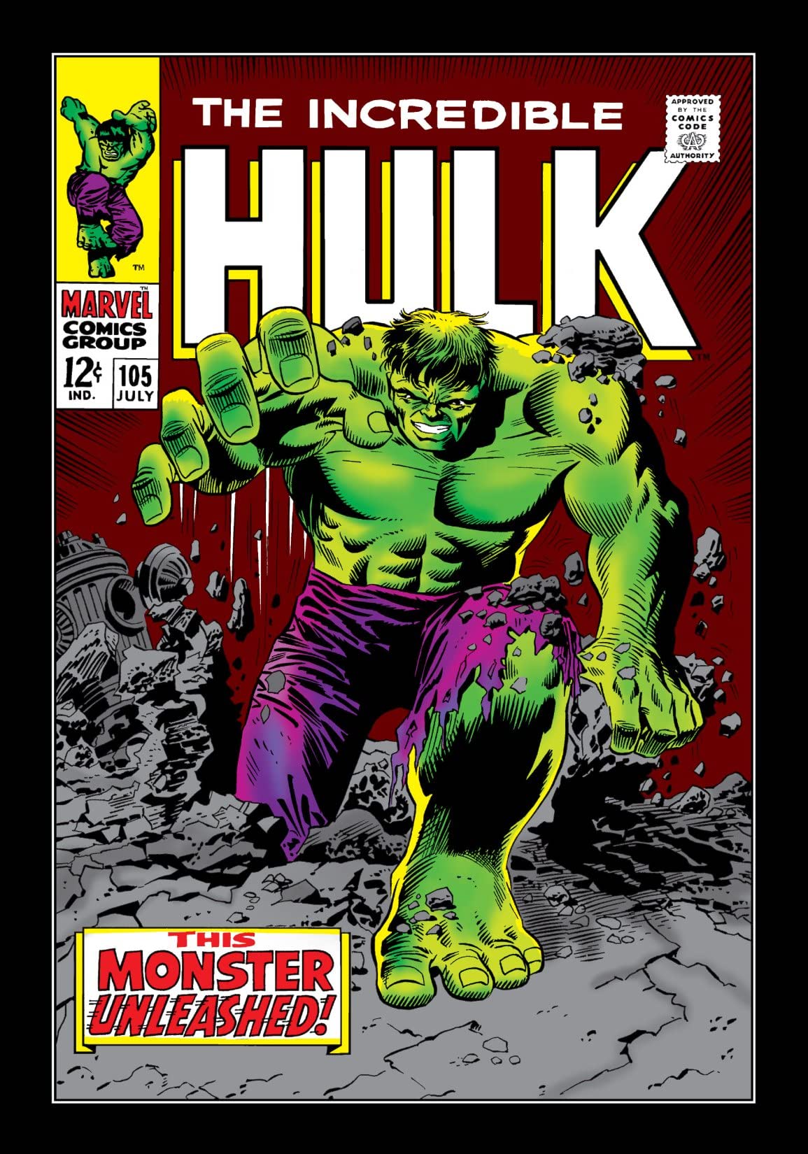 The Incredible Hulk #105 cover