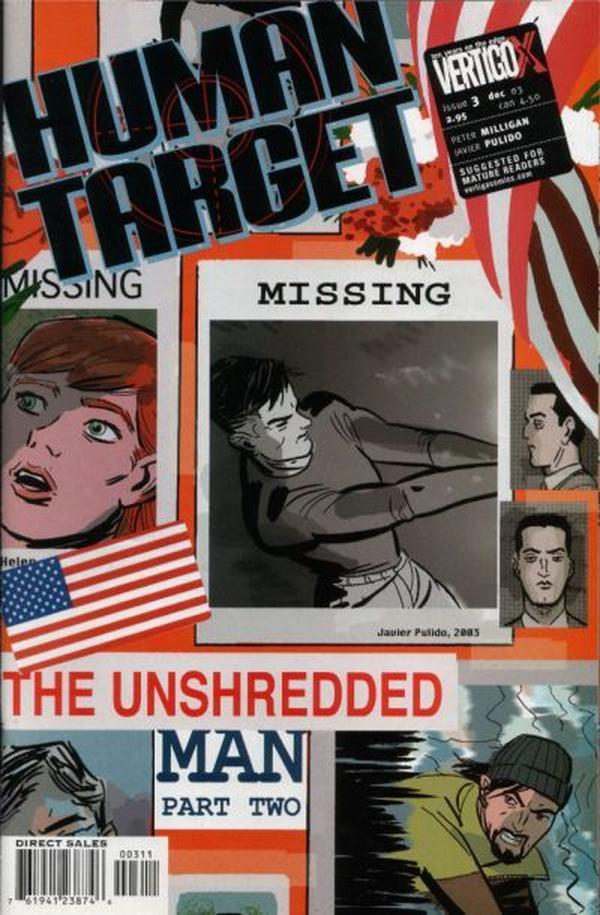 Human Target #3 cover