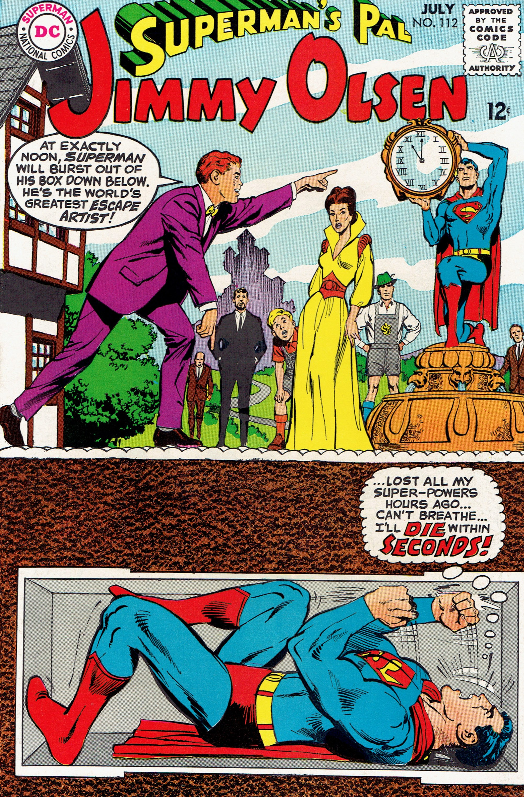 Superman's Pal, Jimmy Olsen #112 cover