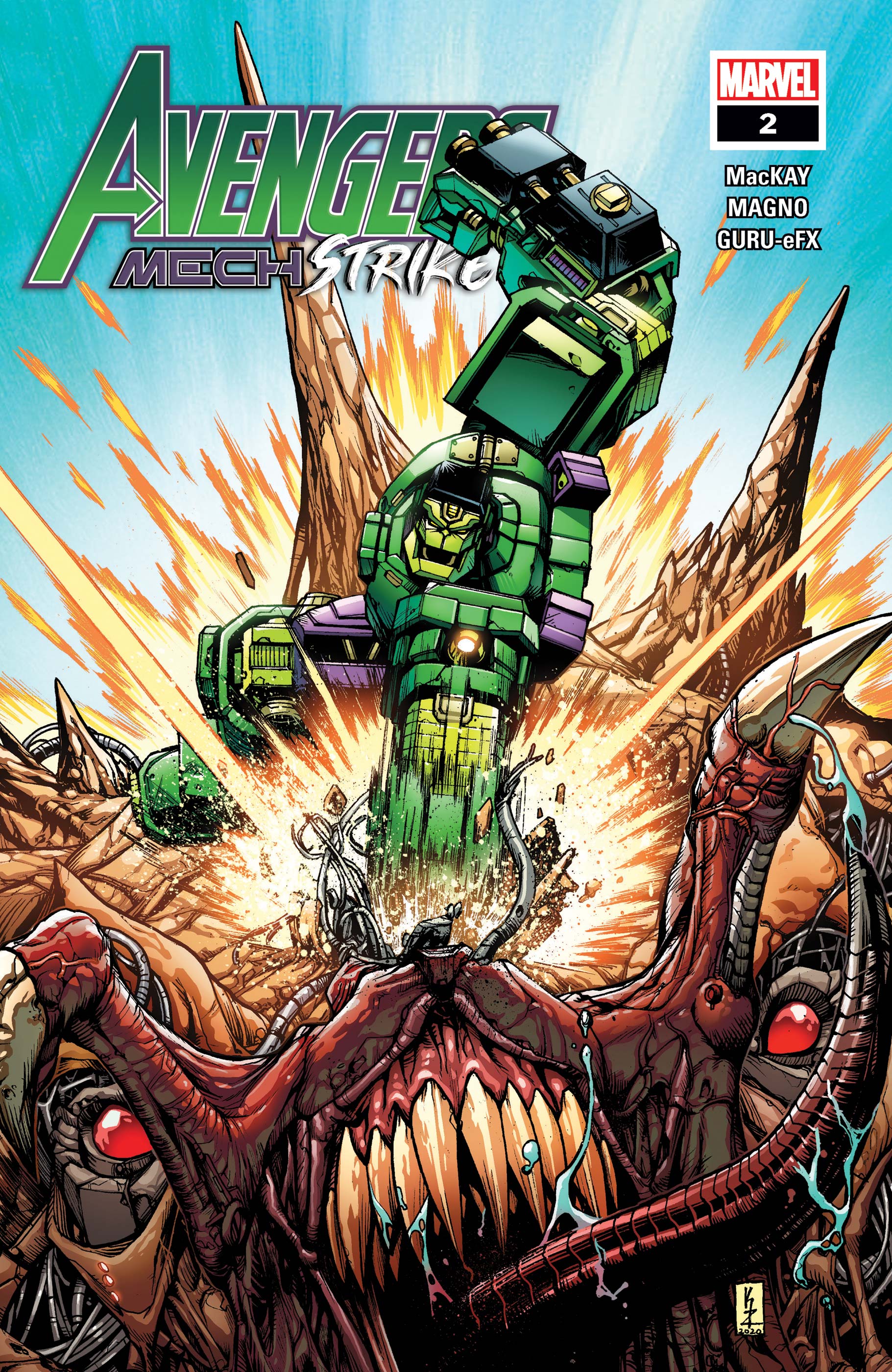 Avengers Mech Strike #2 cover