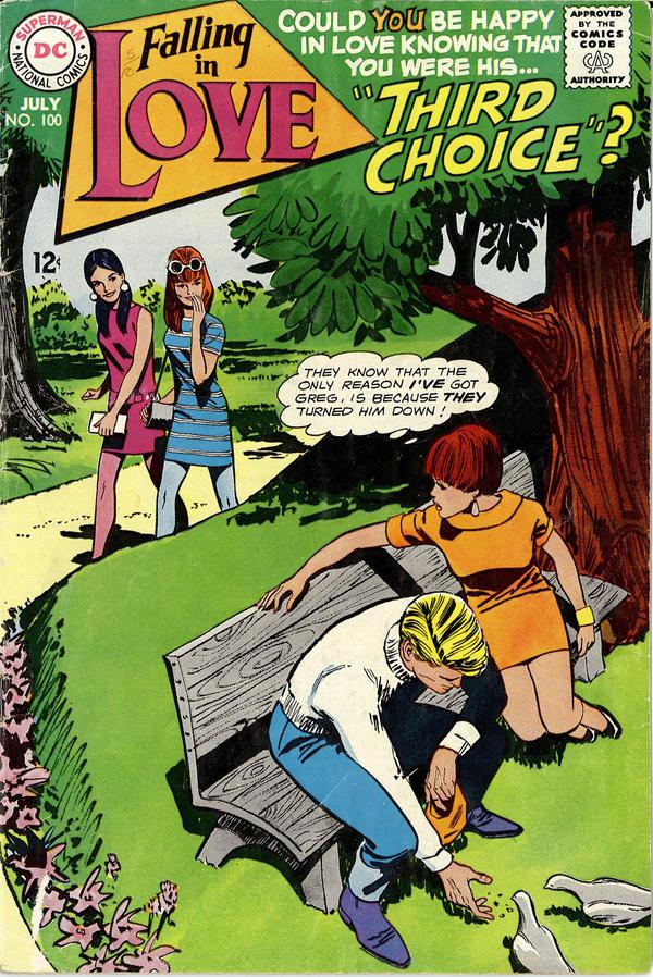 Falling in Love #100 cover