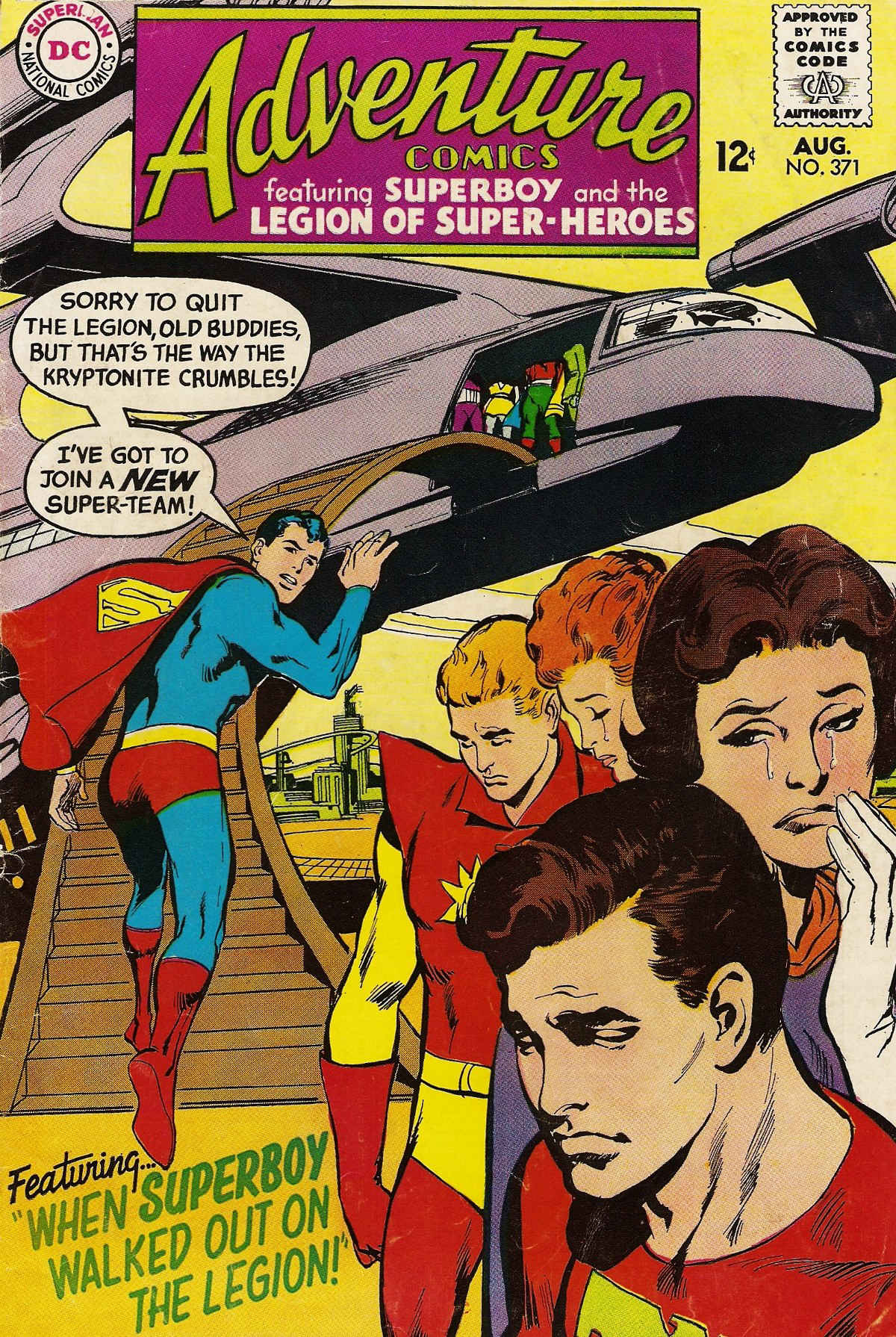 Adventure Comics #371 cover