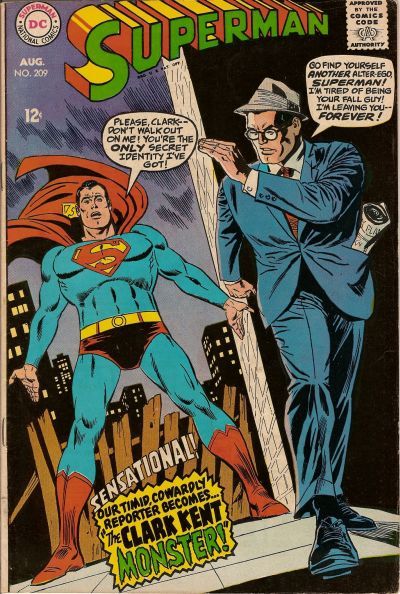 Superman #209 cover