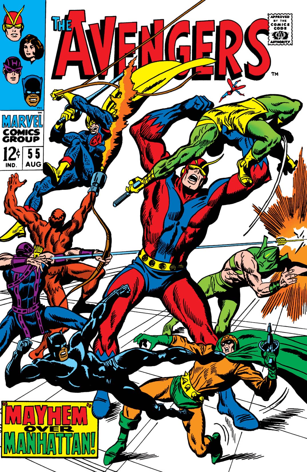 The Avengers #55 cover