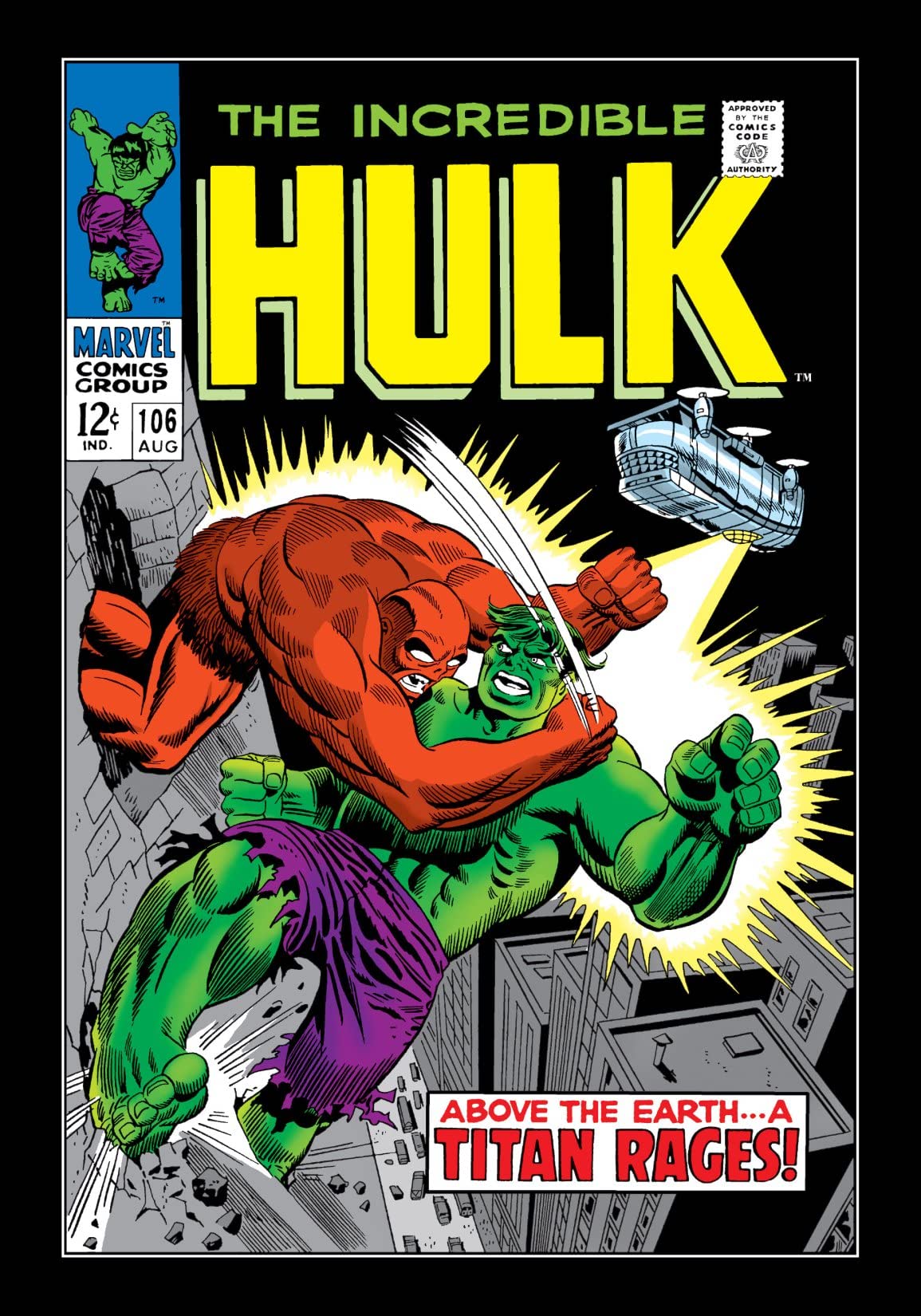 The Incredible Hulk #106 cover