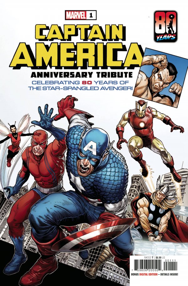 Captain America Anniversary Tribute #1 cover