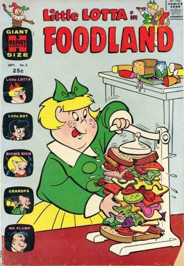 Little Lotta Foodland #5 cover