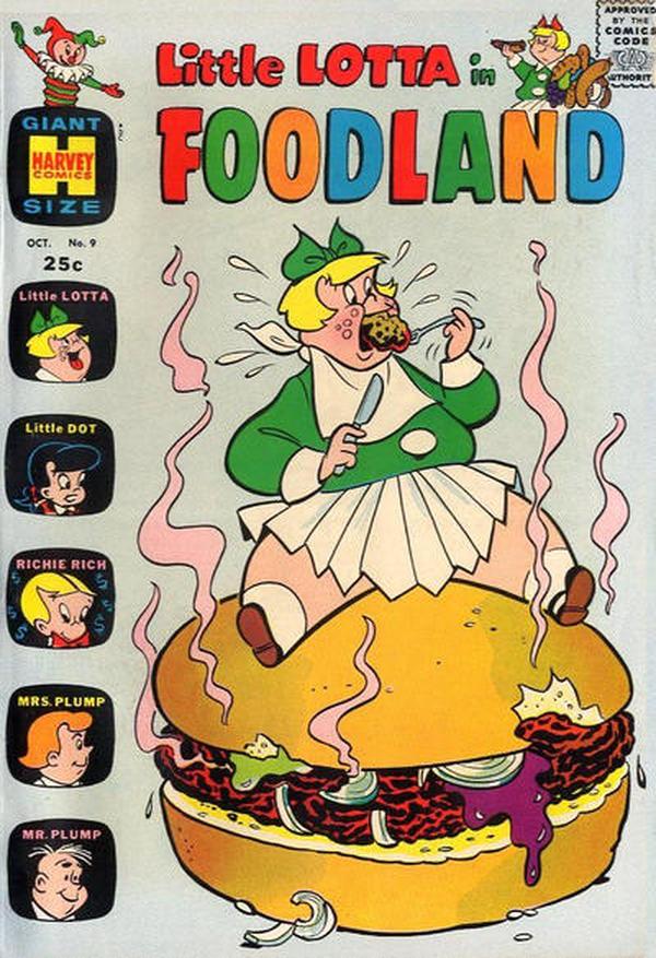 Little Lotta Foodland #9 cover