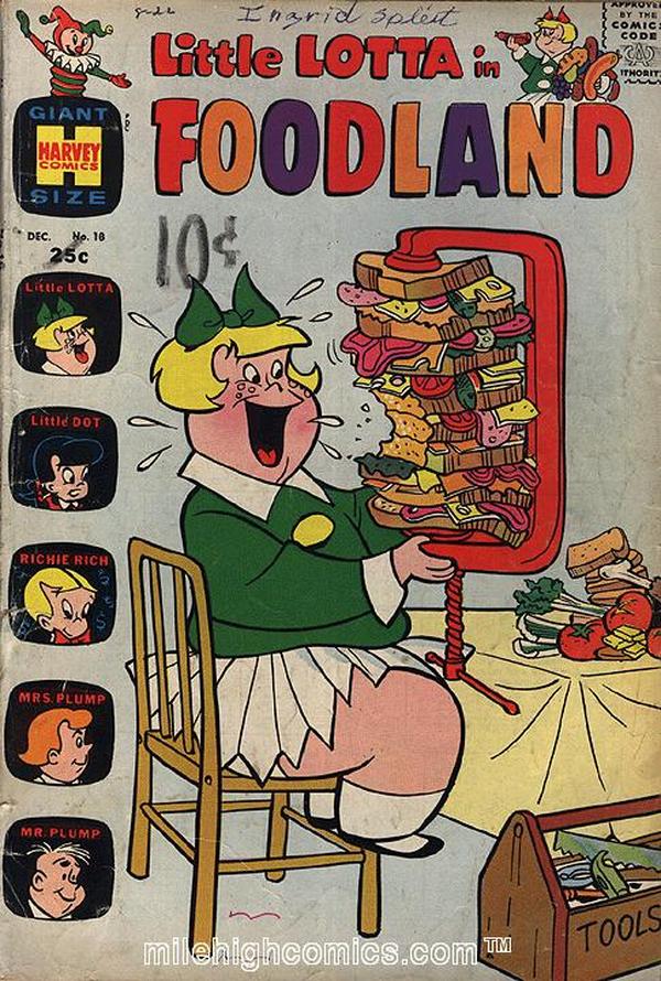 Little Lotta Foodland #16 cover