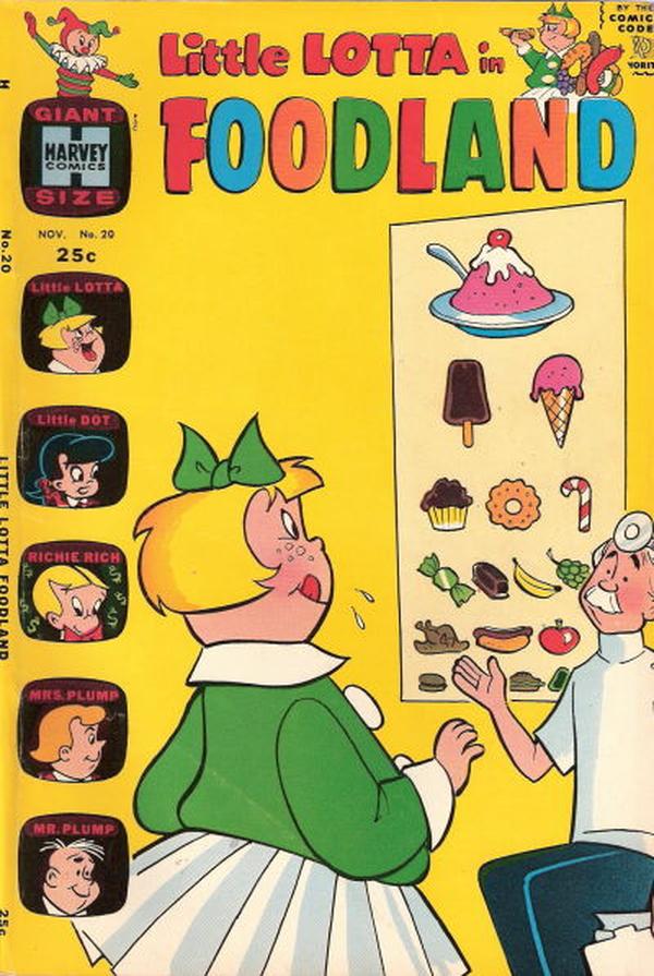 Little Lotta Foodland #20 cover