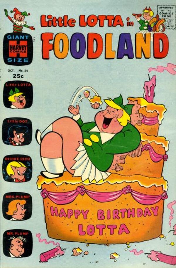 Little Lotta Foodland #24 cover