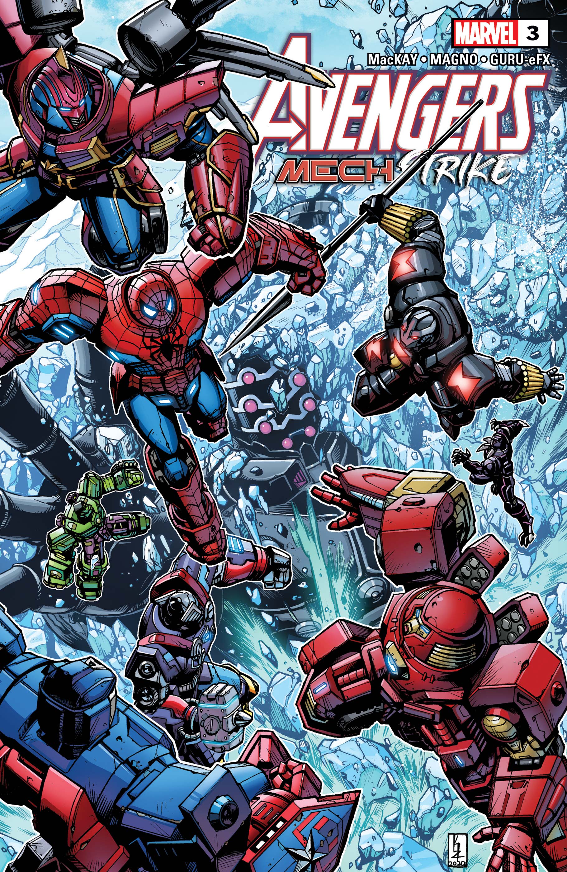 Avengers Mech Strike #3 cover
