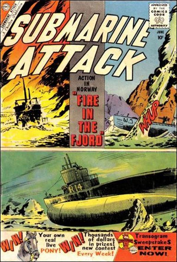 Submarine Attack #22 cover