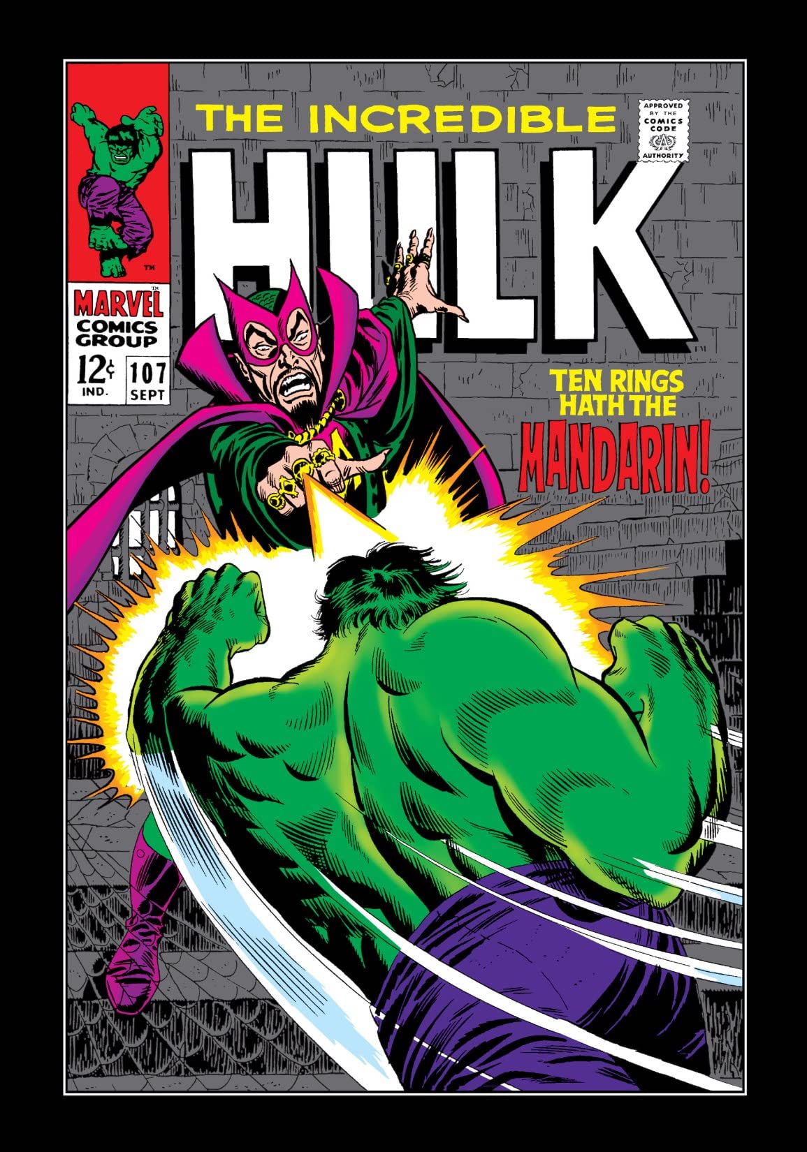 The Incredible Hulk #107 cover
