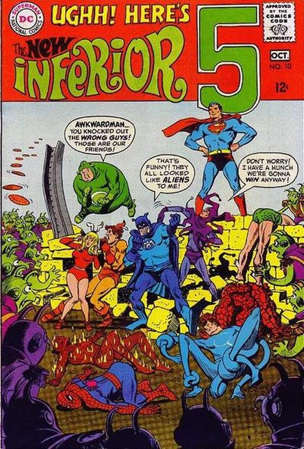 The Inferior Five #10 cover