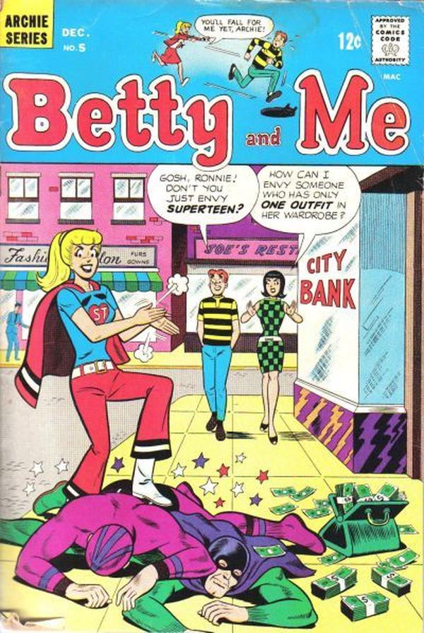 Betty and Me #5 cover