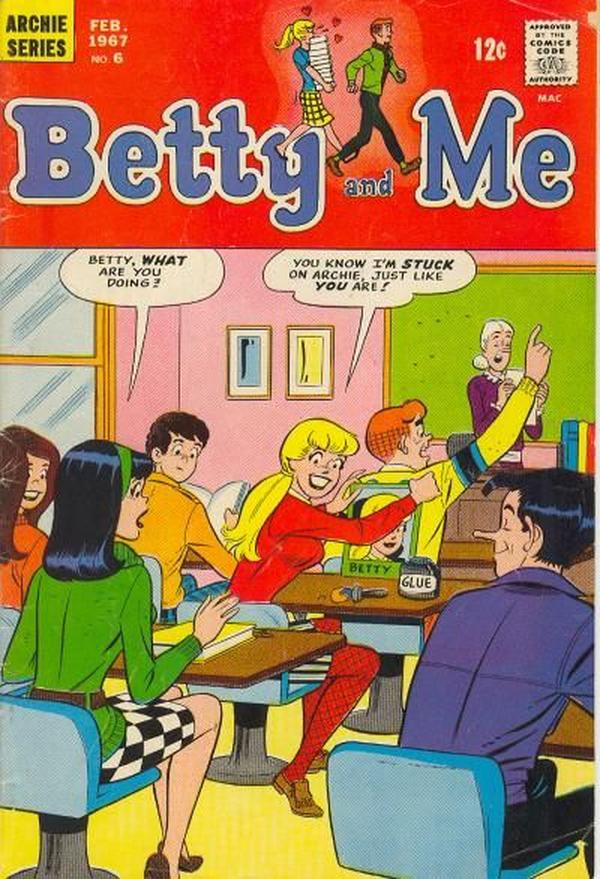 Betty and Me #6 cover