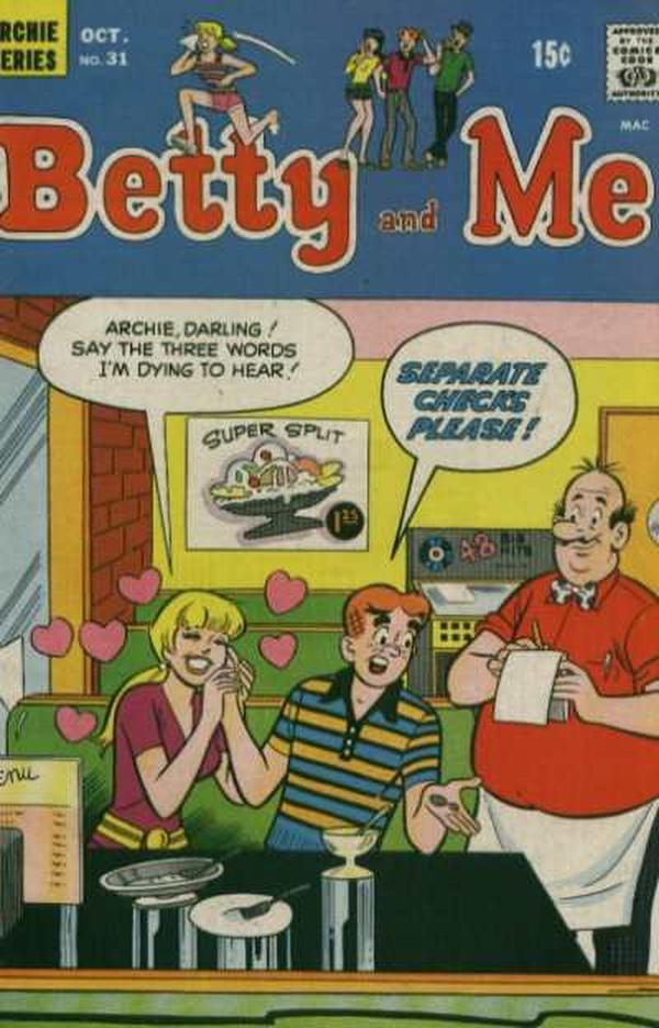 Betty and Me #31 cover