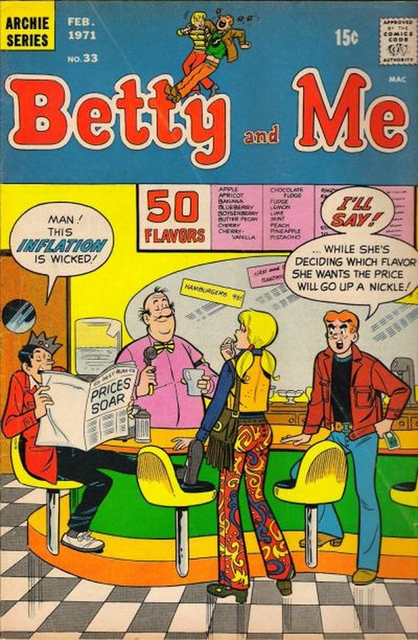 Betty and Me #33 cover
