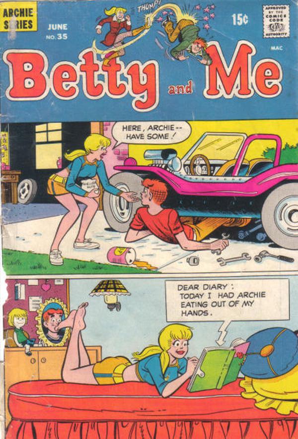 Betty and Me #35 cover