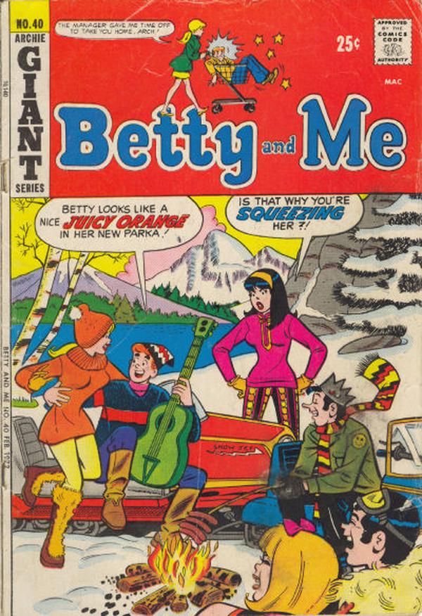 Betty and Me #40 cover