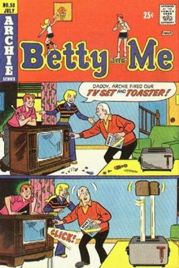 Betty and Me #58 cover