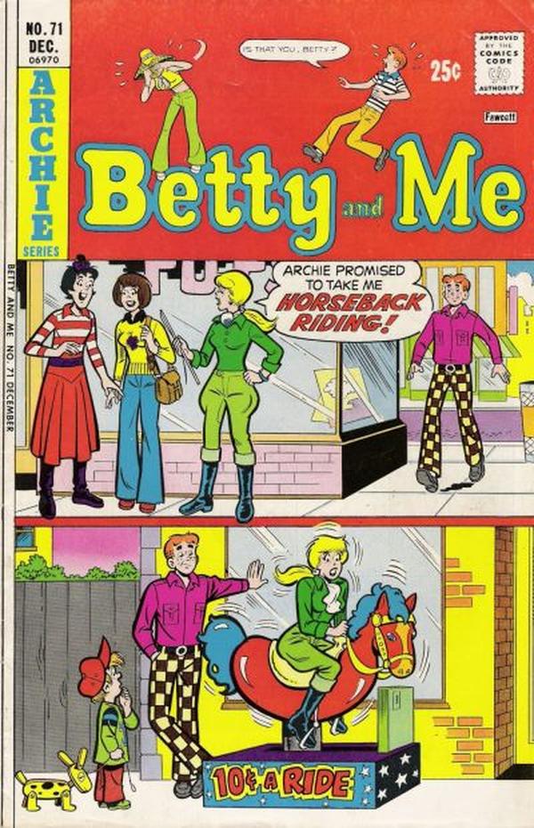 Betty and Me #71 cover