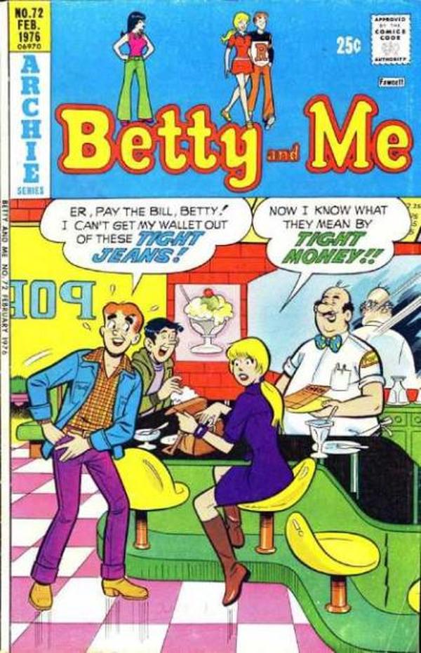 Betty and Me #72 cover