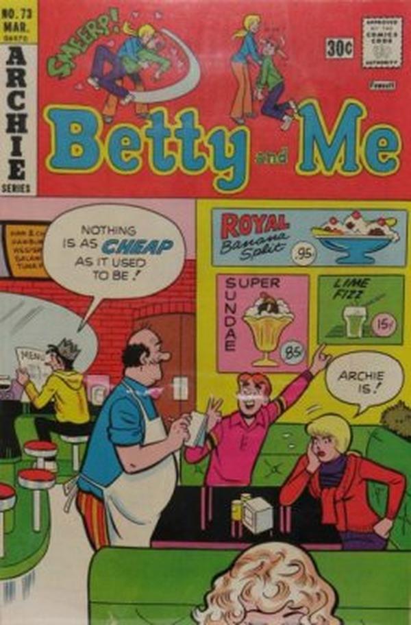 Betty and Me #73 cover