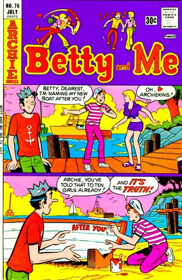 Betty and Me #76 cover