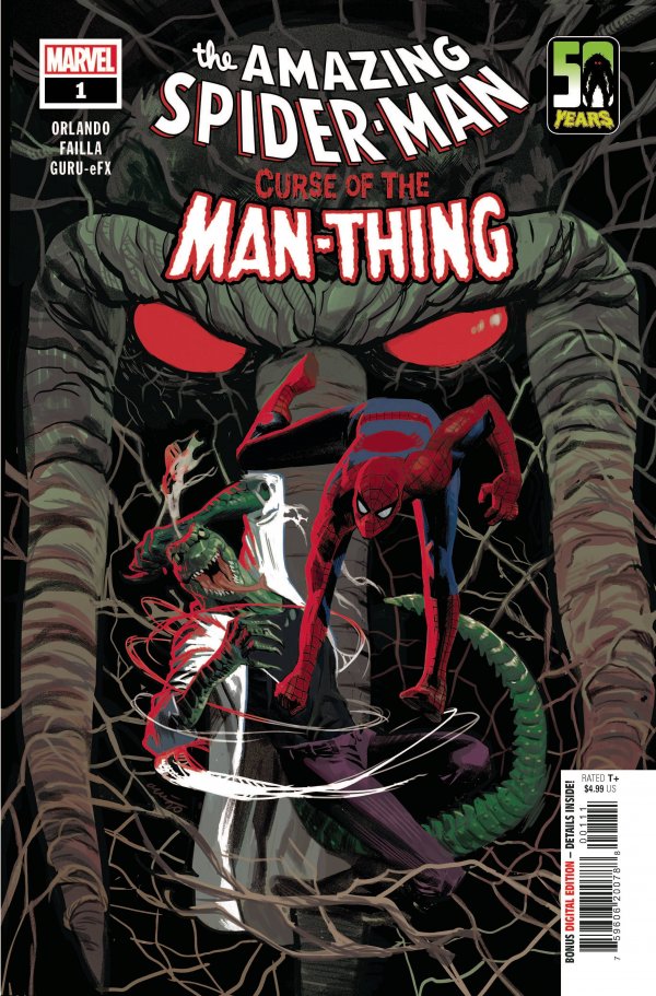 Spider-Man: Curse of the Man-Thing #1 cover